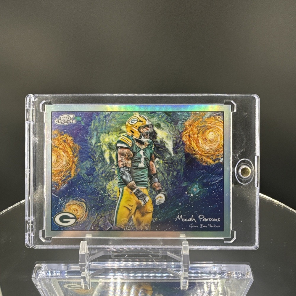 2025 Topps Chrome Cosmic Micah Parsons Starry Night- Packers LB #STN-24